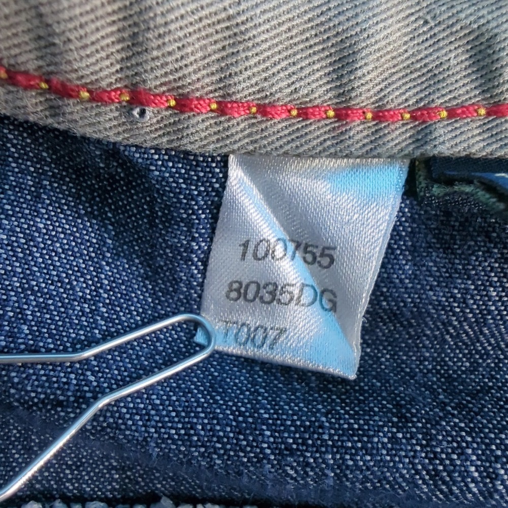 Marithe Francois Girbaud Men Wide Leg Baggy Jeans Blue Y2K 38M Skate JNCO style - Picture 5 of 16